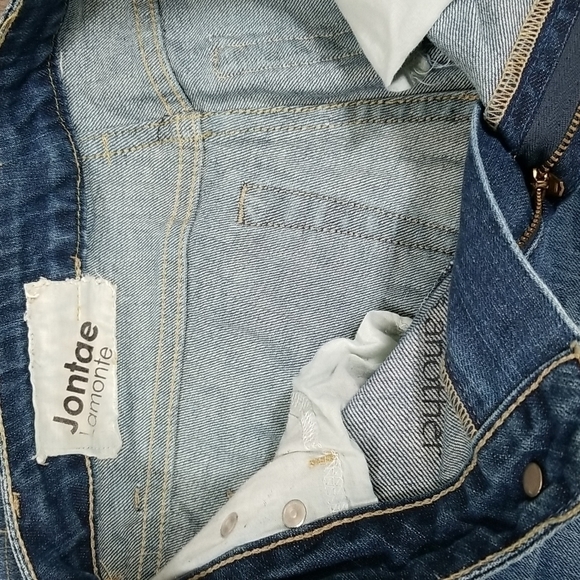 Iron Army Women's Jeans Size 26 Naturally Distressed Flaired Bottom Canadian - Picture 4 of 7